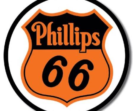 Tin Sign, Phillips 66 Shield