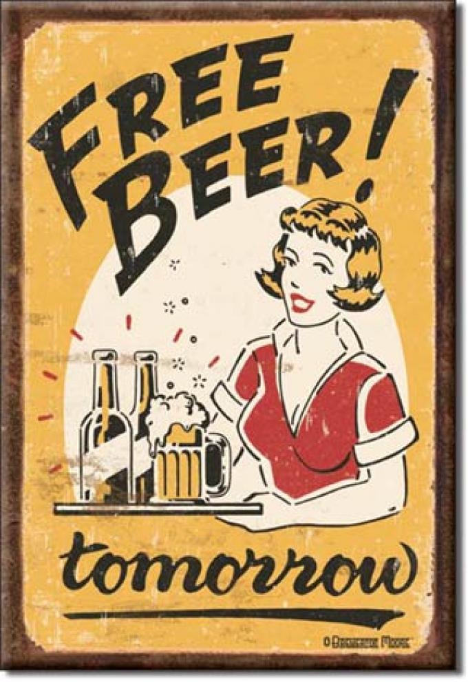 Magnet, Moore - Free Beer