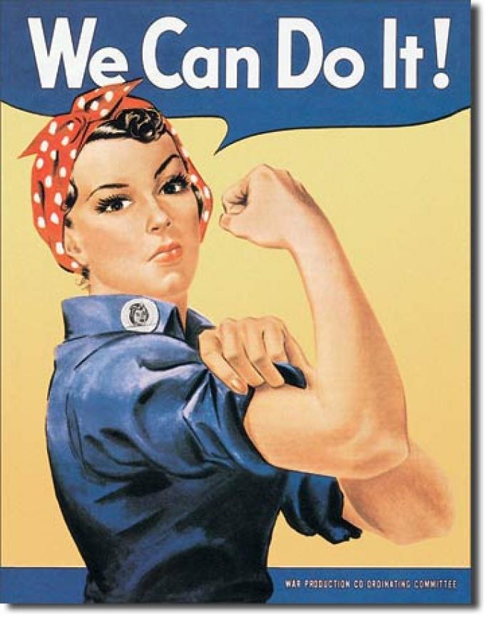 Tin Sign, ROSIE THE RIVETOR