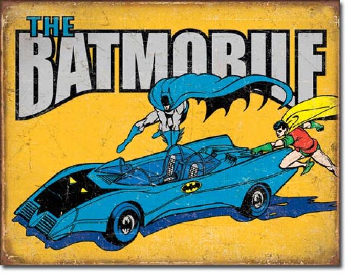 Tin Sign, Batman - The Batmobile