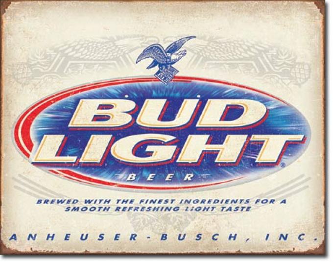 Tin Sign, BUD Light Retro