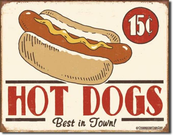 Tin Sign, Schonberg - Hot Dog