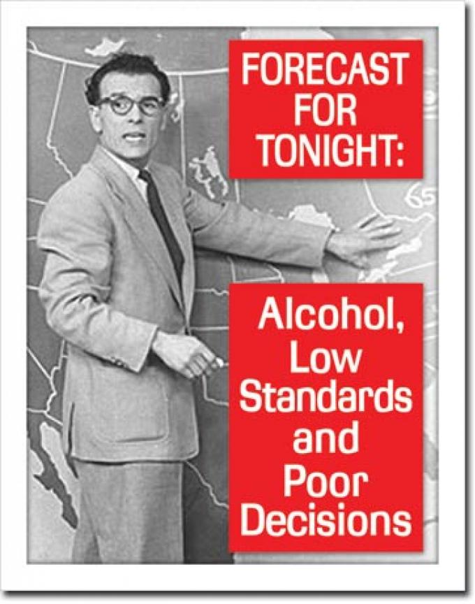 Tin Sign, Ephemera - Tonight's Forecast