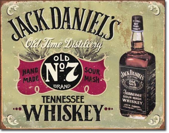 Tin Sign, Jack Daniels - Hand Made