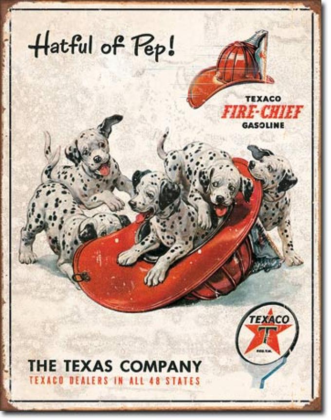 Tin Sign, Texaco - Hatful of Pep