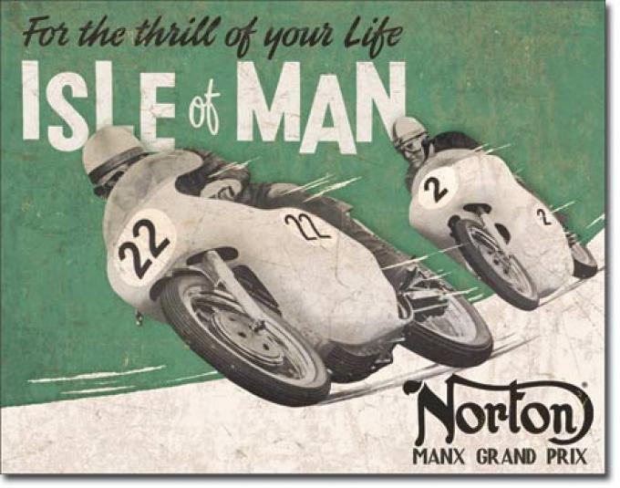 Tin Sign, Norton - Isle of Man