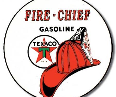Tin Sign, Texaco/Fire Chief