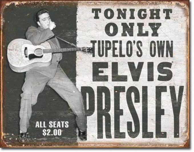 Tin Sign, Elvis - Tupelo's Own
