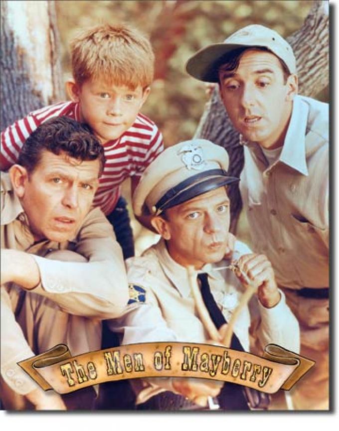 Tin Sign, Griffith - Men of Mayberry