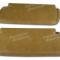 CA 1974-1975 Chevrolet Corvette Sunvisors Madrid