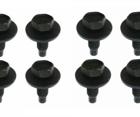 Camaro Front Bucket Seat Track Mounting Bolts Set, 8 Pieces, 1967-1969