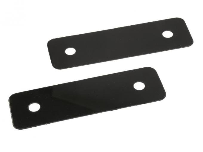 Corvette Seat Back Lock Strap Bottom, Plastic Shim, Set of 2, 1970-1977