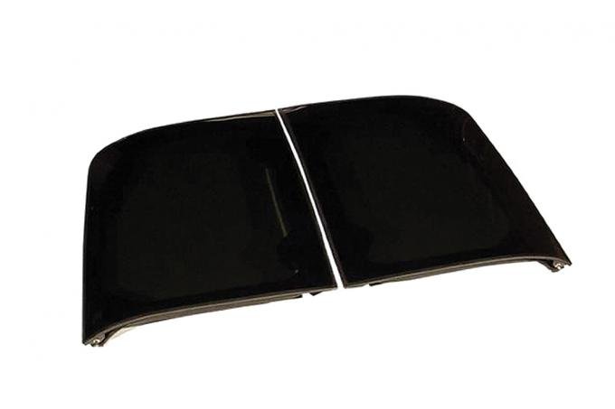 Corvette Roof Panels, T-Top, Reflective Glass, Black, 1968-1982