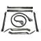 Metro Moulded Parts 1968-1969 Chevrolet / Pontiac Convertible Top-Rail Kit RR 1501