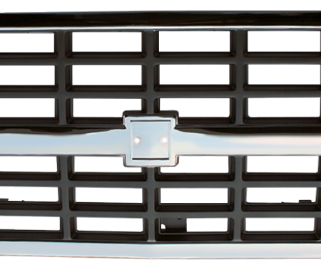 Key Parts '88-'91 Chevrolet Grille Center, Chrome/Silver, w/Dual H/L 0851-045