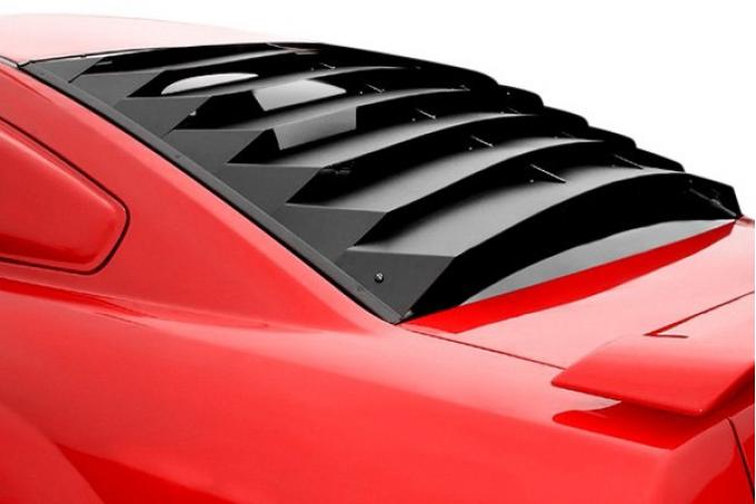 Charger Rear Window Louver, Black Aluminum, 2011-2016