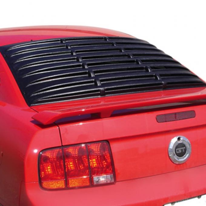 Mustang Rear Window Louver, Custom Painted, Smooth, 2005-2014