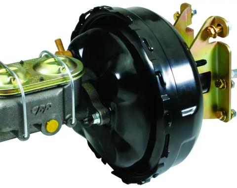 Classic Performance Power Brake Booster & Master Cylinder Kit 1973-87 Chevy Truck, Chevy Mid-Size, 11" Dual Black 7387BB-MC