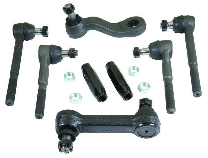 Classic Performance Complete Steering Linkage Kit for 1967-1970 Chevy 1/2 Ton Truck, C10, With 73-87 Brakes, Power Steering, Raw Sleeves, Kit 7387SLK-CP-UG-R