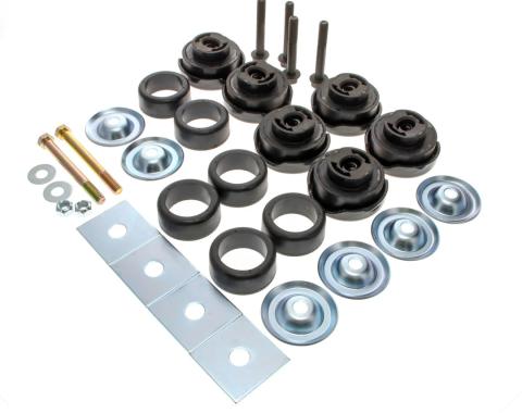 AMD Complete Body Mounting Kit, Cab & Radiator Mounts, 84-87 Chevy GMC C/K Truck 427-4084-21S