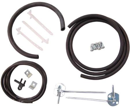 AMD Windshield Washer Hose Kit, 66-67 Dodge Plymouth B-Body F-WWK1