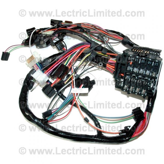 Firebird Under Dash Main Wiring Harness, For Cars With Automatic Transmission & Factory Rally Gauges, 1979