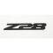Camaro Fender Emblem, Z28, Black, 1993-2002