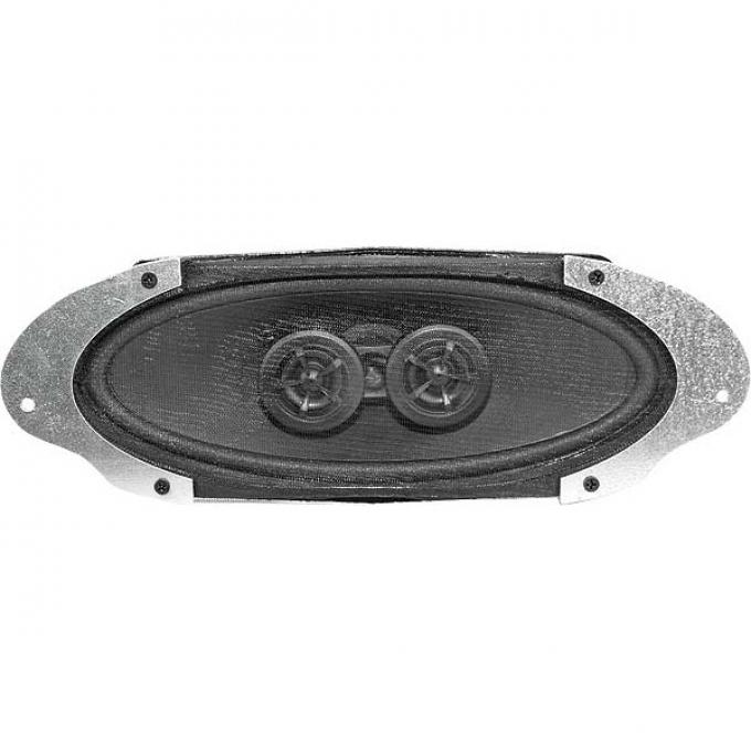 Ford Mustang Dual Voice Coil Radio Speaker Assembly - For Cars Without Air Conditioning - 140 Watts
