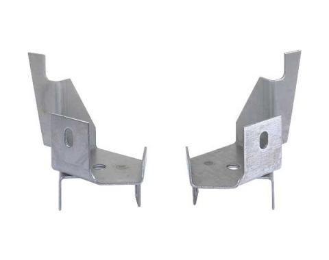 Ford Mustang Radiator Mount Lower Brackets - V8