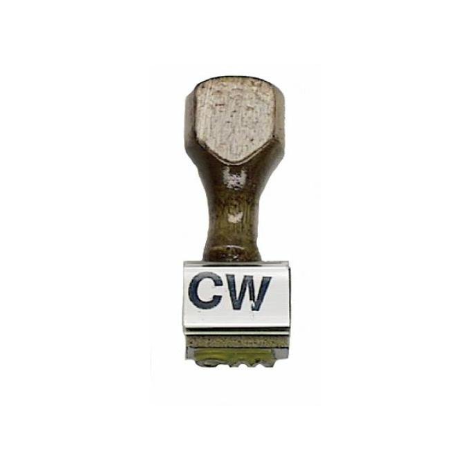 Camaro Alternator Broadcast Code Stamp, CW, 1969