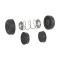 Ford Thunderbird Wheel Cylinder Rebuild Kit, Front, For 1-3/32 Diameter Wheel Cylinders, 1959-64