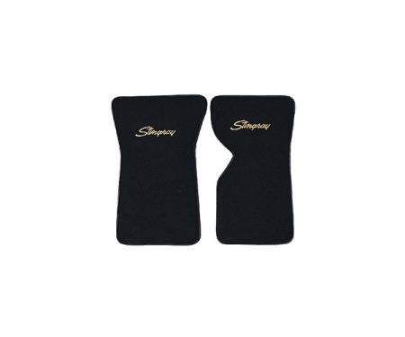 Auto Custom Carpet, Floor Mats, 80/20 Loop, With Embroidered #13 Emblem| 35875 Corvette 1968-1976