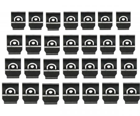 Redline Restomotive® 1962-1965 Chevrolet Nova Coupe Rear Window Molding Clip Set