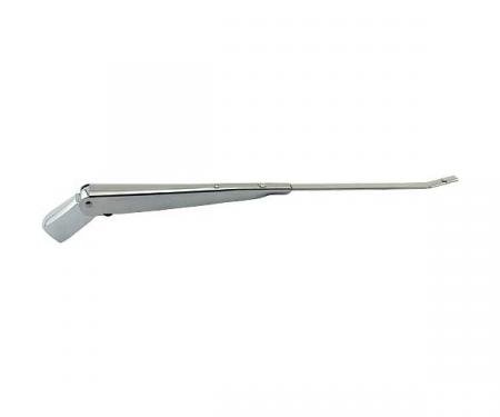 Ford Pickup Truck Windshield Wiper Arm - Bayonet Type - Stainless Steel Body & Arm With Chrome Drive Housing - Right OrLeft