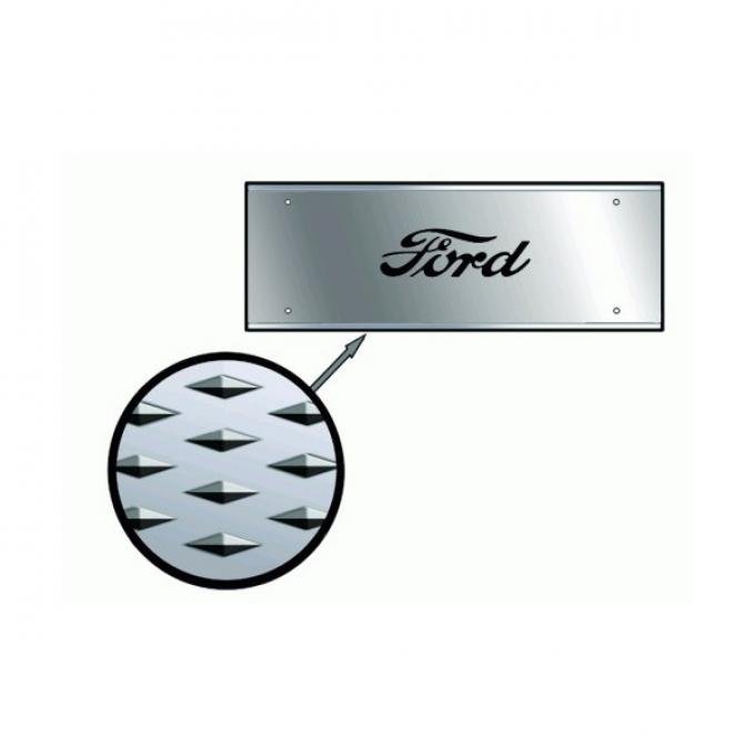 Model T Ford Running Boards - Sheet Metal - Torpedo - 21-1/2 Long - Parallel Script - 100% Authentic