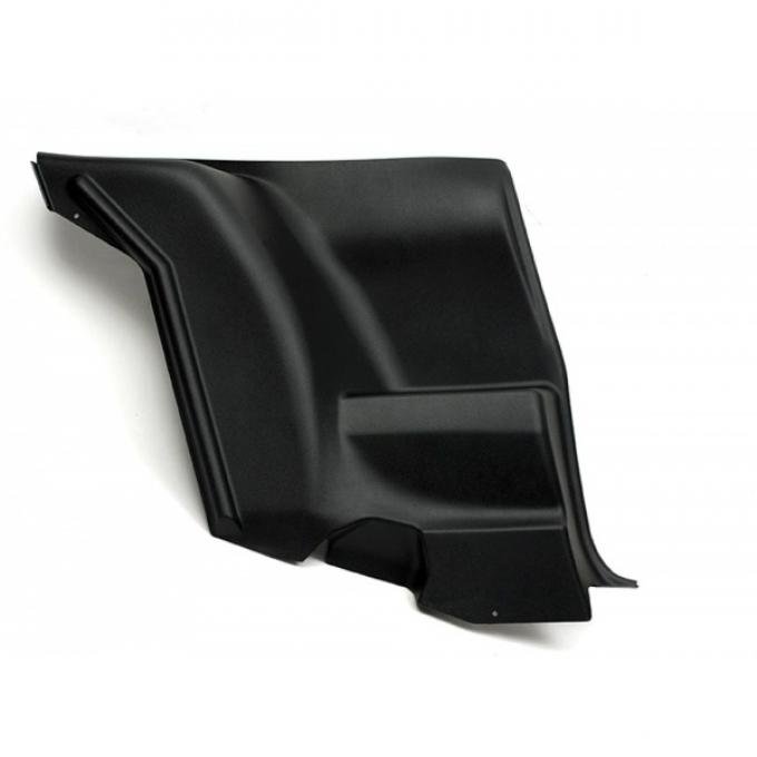 Firebird Inner Rear Side Panel, Left, Black, 1972-1981