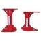 Firebird Motor Mounts, Solid, Tubular, Red, 1998-2002