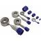 El Camino Hose Cover Kit, Stainless Steel, Universal, With Blue Clamps