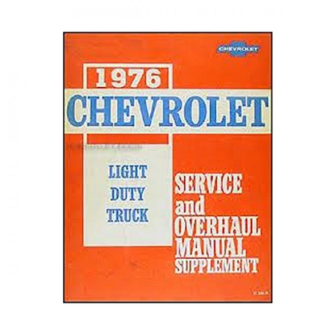 Chevy Truck Shop Manual Supplement, 1976
