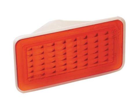 Side Marker Light Lens - Red - Rear - Falcon