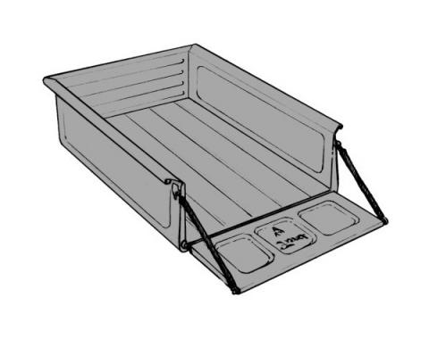 Ford Pickup Truck Flareside Pickup Bed Assembly - Fully Assembled - 6-1/2 Foot Short Bed - 1/2 Ton F1 Only