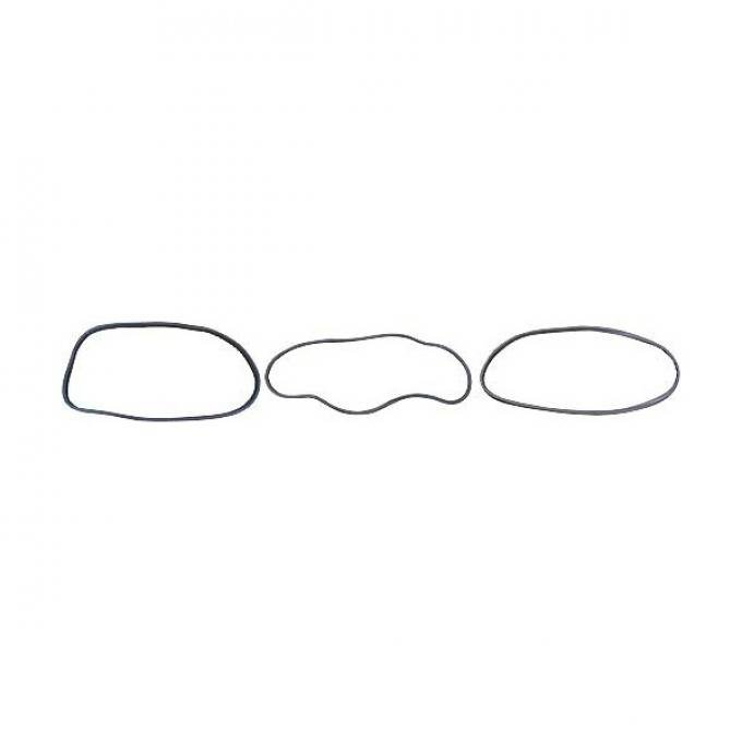 Ford Pickup Truck Cab Weatherstrip Kit - Without Chrome & With Standard (Small) Back Window