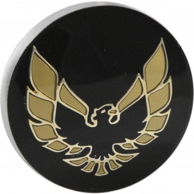 Firebird Center Cap Emblem, Gold, Aluminum Wheel, 1978-1981