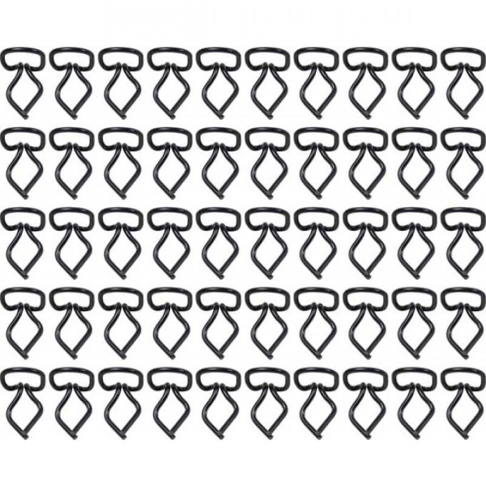Cab And Door Molding Clip Set (50 Clips) 1955-1959