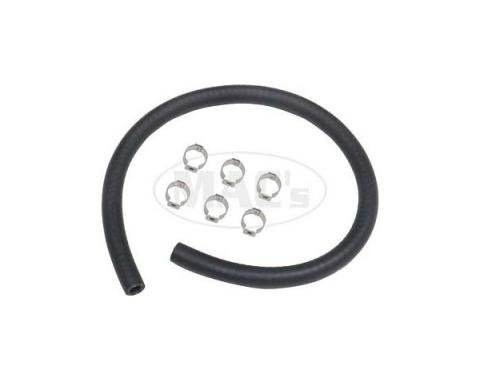 Fuel Line Rubber Hose & Clamp Kit, 5/16, Ford & Mercury