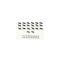 Chevy Quarter Panel Molding Clip Set, Stainless Steel, 210, 1955
