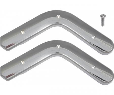 Bucket Seat Hinge Covers - Outer - Chrome