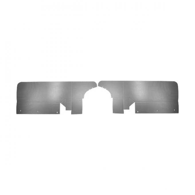 Trunk Panel Set - Cardboard - 2 Pieces - Ford 2 Door Hardtop & Ford Convertible