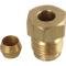 Fuel Line Fitting Set - Brass - 4 Pieces - All Stromberg & Holley & Ford 2 BBL Carburetors