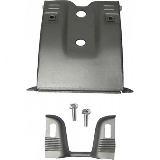 Early Chevy Trunk Lid Lower Catch Mounting Brackets, 1949-1952